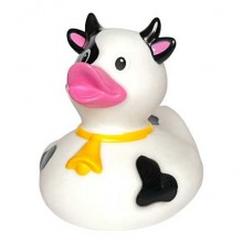 Утка Коровка резиновая FunnyDucks 1832