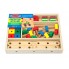 Деревянный строительный конструктор в коробке Melissa & Doug