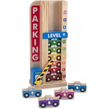 Игровой деревянный набор Парковка и машинки Melissa & Doug