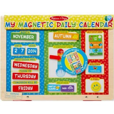 Развивающая игра Магнитный дневной календарь Melissa & Doug