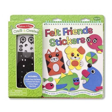 Набор войлочных наклеек Друзья Melissa & Doug