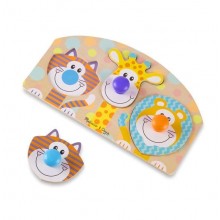 Первый формовой пазл Животные сафари Melissa & Doug