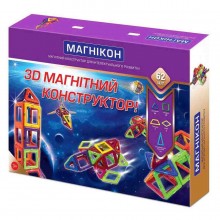 3D магнитный конструктор 62 детали Магникон