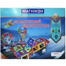 3D магнитный конструктор 98 деталей Магникон