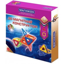 3D магнитный конструктор 14 деталей Магникон