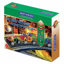 3D магнитный конструктор 34 детали Магникон
