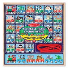 Шнуровка-паровозик Алфавит Melissa & Doug Шнуровка-паровозик Алфавит Melissa & Doug