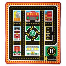 Игровой коврик с машинками Спасательные автомобили Melissa & Doug