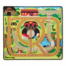 Игровой коврик с паровозиками Железная дорога Melissa & Doug