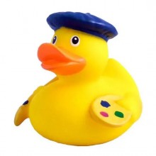 Утка Художник резиновая FunnyDucks 1886