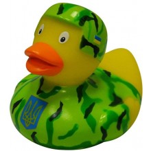 Утка Милитари резиновая FunnyDucks L1847