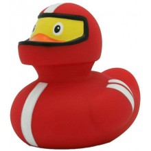 Утка Гонщик красный резиновая FunnyDucks L1869