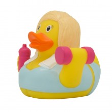 Утка Фитнес девушка FunnyDucks резиновая L1279