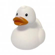 Утка Белая FunnyDucks резиновая L1303