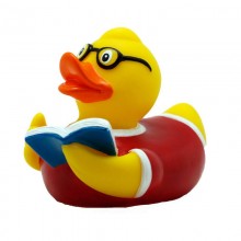 Утка Писатель FunnyDucks резиновая L1827