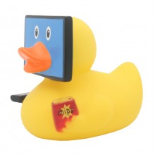 Утка TV FunnyDucks резиновая L1907