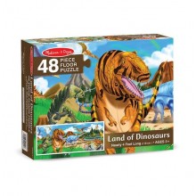 Напольный пазл Страна динозавров 48 элементов Melissa & Doug
