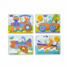 Первые деревянные пазлы Транспорт Melissa & Doug