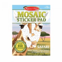 Мозаичные наклейки Сафари Melissa & Doug