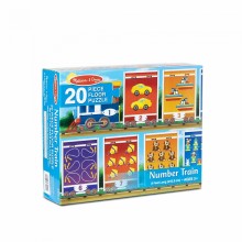 Напольный пазл Номера вагонов 20 элементов Melissa & Doug