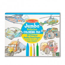 Альбом раскрасок Автомобили Melissa & Doug 50 картинок MD14205