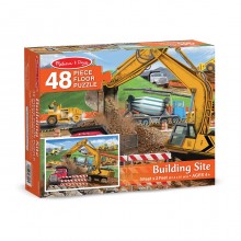 Мега-пазл напольный Строительная площадка Melissa & Doug 48 элементов MD18900
