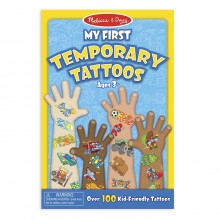 Мои первые временные татуировки Голубые Melissa & Doug 100 штук MD2947
