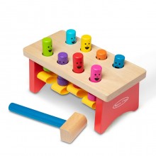 Детский деревянный набор стучалка Забить в лунки Melissa & Doug MD4490
