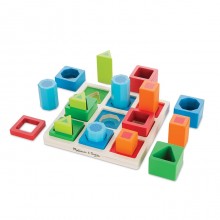 Игровой деревянный набор сортер Формы Melissa & Doug 18 элементов MD10582