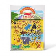 Набор объемных многоразовых наклеек Сафари Melissa & Doug 42 наклейки MD9106