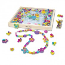 Большой набор деревянных бусин Летний сад Melissa & Doug 220 штук MD4169