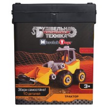 Конструктор Будівельна техніка –  Трактор 10 деталей Microlab Toys