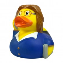 Коллекционная игрушка Утка Бизнесвумен FunnyDucks Melissa & Doug желтый/синий (1337)