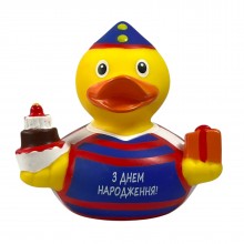 Коллекционная игрушка Утка День рождения FunnyDucks Melissa & Doug желтый (1341)
