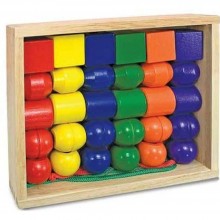 Деревянная шнуровка начального уровня Melissa&Doug разноцветный (дерево) (MD10544)