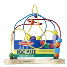 Классический деревянный лабиринт с бусинами Melissa&Doug разноцветный (дерево) (MD30743)