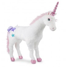 Плюшевая игрушка Большой единорог Джамбо Unicorn Jumbo Stuffed Animal Melissa & Doug