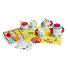 Деревянный набор Чайный сервиз Steep & Serve Tea Set Melissa & Doug
