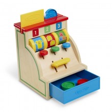 Первый деревянный кассовый аппарат Melissa & Doug