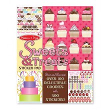 Набор наклеек Мои сладости Sweets & Treats Sticker Pad Melissa & Doug