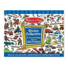 Набор наклеек Голубой 500 шт Sticker Collection Blue Melissa & Doug