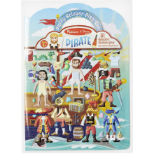 Объемные многоразовые наклейки Пираты Puffy Sticker Play Set Pirate Melissa & Doug