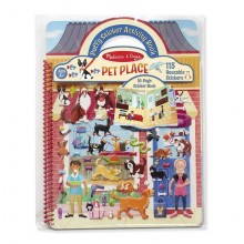 Объемные многоразовые наклейки Дом для животных Pet Place Melissa & Doug