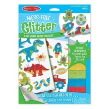 Набор для творчества с блестящими наклейками Приключение Cool Creatures Foam Stickers Melissa & Doug