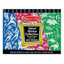 Набор вельветовых стикеров Для мальчиков Velvet Sticker Collection Blue Melissa & Doug