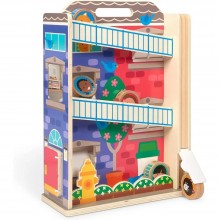 Деревянный развивающий набор "Домик" Melissa & Doug разноцветный (7 предметов/дерево) (MD30741)