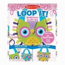 Набор для начинающих Сделай сумочку-сову Loop It Melissa & Doug