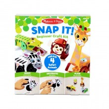 Набор для творчества Snap It! Safari Animals Beginner Craft Kit Веселые животные Сафари Melissa & Doug MD30190