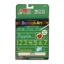 Набор царапок Буквы и цифры ABC&123 Writing Pad Melissa & Doug