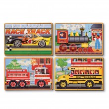 Набор из 4 пазлов Машинки Melissa & Doug MD3794